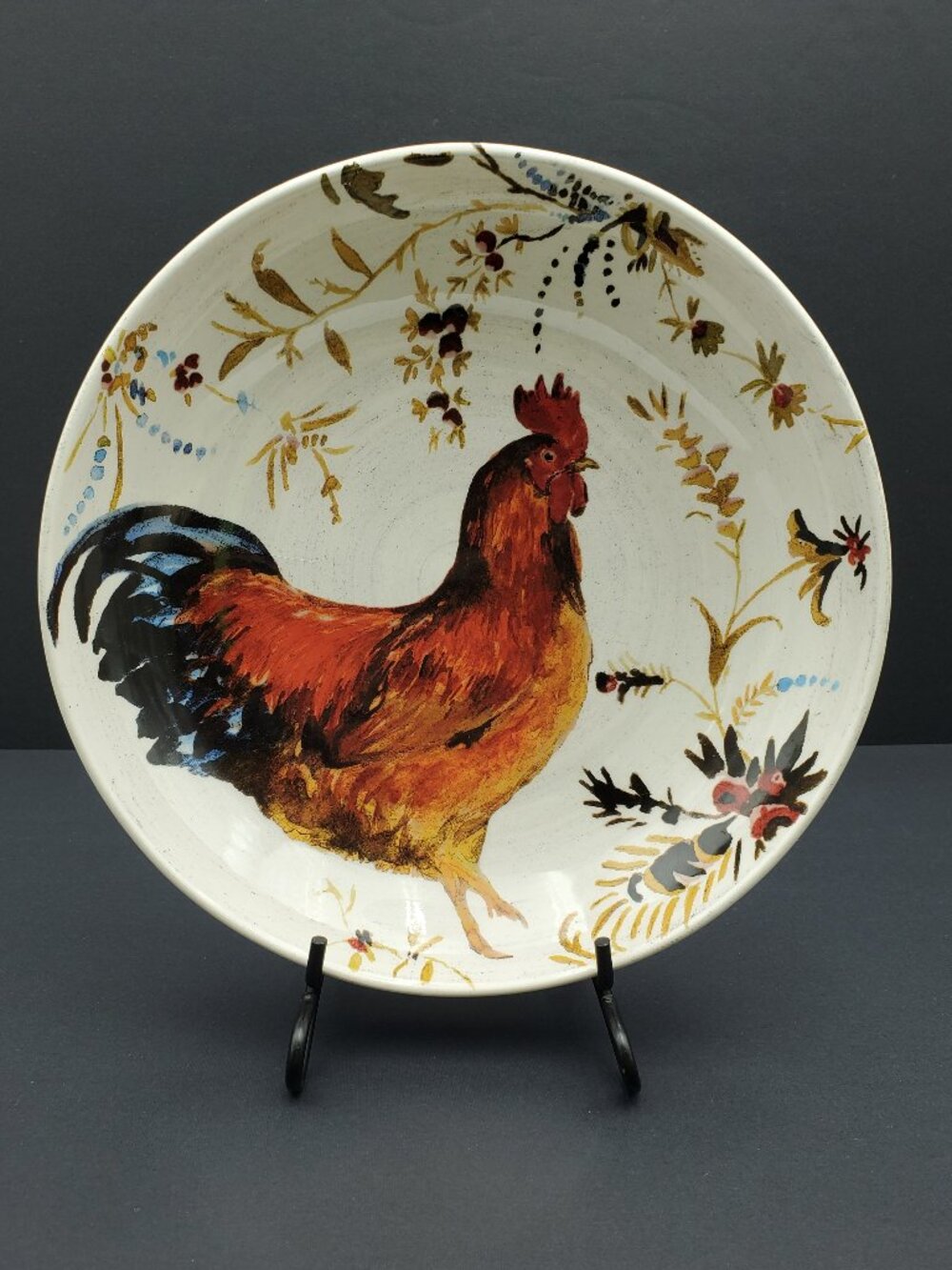 Williams-Sonoma Rooster Francais Soup Pasta Bowl Salad Serving Bowl
